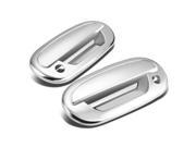For 97 04 Ford F 150 Heritage 2pcs Exterior Door Handle Cover with Passenger Keyhole No Keypad Chrome 99 00 01 02 03