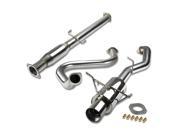 Nissan Sentra Catback Exhaust System With 4 Round Tip Muffler