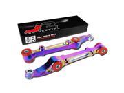 J2 Engineering For 92 01 Civic Del Sol Integra Front Lower Control Arm Kit Neo Chrome EC ED EG EH EJ DC2 97 98 99 00