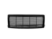 BLACK ABS HORIZONTAL MESHED FRONT UPPER BUMPER GRILLE GUARD FOR 09 14 FORD F150