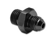 4AN Anodized T 6061 Aluminum Straight Black Oil Line Fitting Adapter M12 X 1.5 Thread Pitch