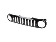 For 07 14 Toyota FJ Cruiser ABS Plastic Vertical Style Front Upper Grille Black GSJ15W 08 09 10 11 12 13