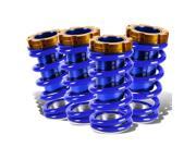 For 88 00 Civic CRX Del Sol Integra Aluminum Scaled Coilover Kit Blue Springs Blue Sleeves 00 99 98 97 96 95 94