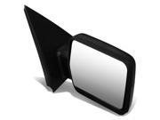 For 04 14 Ford F150 Black Textured Telescoping Manual Folding Side Towing Mirror Right 05 06 07 08 09 10 11 12 13
