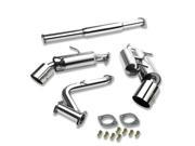 J2 Engineering J2CBE002 Dual 4.5 Tip Hi Power Catback Exhaust System For 13 16 FRS BRZ 14 15