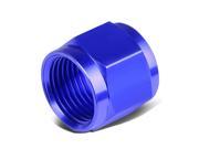 BLUE 3 AN 3 16 TUBING SLEEVE NUT FLARE FITTING FOR ALUMINUM STEEL HARD LINE