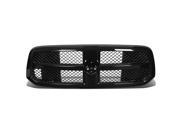For 13 17 Ram 1500 Cross Bar Style Black ABS Honeycomb Mesh Front Bumper Grille 14 15 16