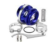 Universal Aluminum 50mm Turbo 35psi Blow Off Valve V Band Clamp Spring Blue
