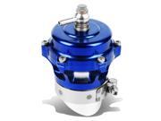 Universal Aluminum 50mm Turbo 35psi Boost Blow Off Valve Flange V band Clamp Blue