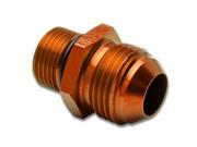 10AN Anodized T 6061 Aluminum Straight Gold Oil Line Fitting Adapter M18 X 1.5 Thread Pitch