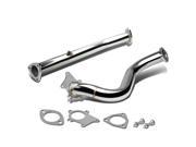 For 06 11 Honda Civic Si Stainless Steel 2pcs Turbo Exhaust Downpipe 07 08 09 10