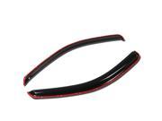 For 97 04 Dakota Standard Extended Cab 2pcs In Channel Window Visor Deflector Rain Guard Dark Smoke 98 99 00 01 02 03