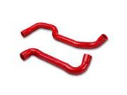 For 88 91 BMW E30 3 Series M3 MT 3 Ply Silicone Radiator Coolant Hose Red 89 90