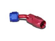 6AN 45 Degree Swivel Fuel Line Hose Flare Union Adapter With Reusable End