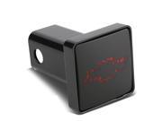 BULLY 2 RECEIVER TRAILER TOW HITCH COVER PLUG LOGO LED BRAKE LIGHT FOR CHEVY