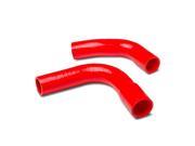 For 72 77 Mazda RX 3 MT 3 Ply Silicone Radiator Coolant Hose Red S102A Savanna 73 74 75 76