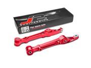 J2 Engineering For 92 01 Civic Del Sol Integra Front Lower Control Arm Kit Red EC ED EG EH EJ DC2 95 96 97 98 99 00