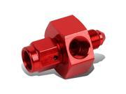 3AN AN3 AN 3 Flare Male Female 1 8 NPT Port Aluminum Finish Fitting Adapter Red