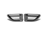 For 06 09 Land Rover Range Rover Sport Side Fender Vent Mesh Grille Gray Surface Silver Mesh L322 07 08