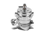 Universal Aluminum 50mm Turbo 35psi Boost Blow Off Valve Trumpet Flange V band Clamp Silver