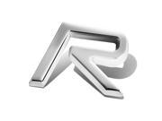 3D Letter Metal Emblem R Badge