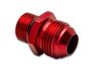 10AN Anodized T 6061 Aluminum Straight Red Oil Line Fitting Adapter M18 X 1.5 Thread Pitch