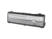 For 03 05 Range Rover HSE Sport ABS Plastic SIlver Mesh Gray Front Bumper Grille 3rd Gen L322 04