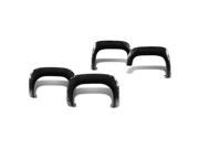 For 07 13 Pocket Riveted Style Side Fender Wheel Flares GMC Sierra 1500 4pc Set Flat 08 09 10 11 12