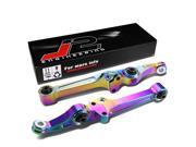 J2 Engineering For 88 93 Civic Integra CRX Spherical Bushing Front Lower Control Arm Neo Chrome 89 90 91 92