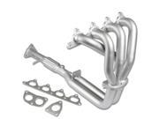 For 92 96 Honda Prelude Si Performance 4 2 1 Design Stainless Steel Exhaust Header Kit Silver Ceramic Coated H23 BA
