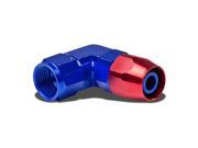 12AN 90 Degree Swivel Fuel Line Hose Twist Lock Male Female Union Adapter With Reusable End