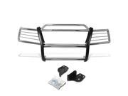 For 99 04 Jeep Grand Cherokee WJ Front Bumper Protector Brush Grille Guard Chrome 00 01 02 03