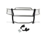 For 99 02 Ford Expedition F150 F250 2WD Front Bumper Protector Brush Grille Guard Chrome 00 01