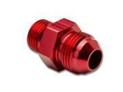 8AN Anodized T 6061 Aluminum Straight Red Oil Line Fitting Adapter M16 X 1.5 Thread Pitch