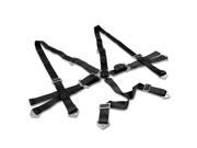 Universal 6 Point Racing Seat Belt Harness Camlock Buckle Pack of 1 Black