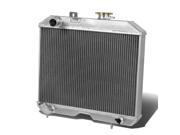 For 41 52 Jeep Willys CJ MB Ford GPW Full Aluminum 3 Row Tri Core Racing Radiator 45 46 47 48 49 50 51