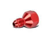4AN AN4 Female Flare to Male 3N AN3 Aluminum Finish Fitting Adapter Red