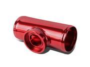 2.5 Turbo Blow Off Valve Aluminum Flange Adapter Pipe for Type SQV BOV Red