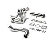 For 90 01 Honda B Series Stainless Steel T4 Top Mount Turbo Manifold with Downpipe 93 94 95 96 97 98 99