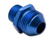12AN Anodized T 6061 Aluminum Straight Blue Oil Line Fitting Adapter M20 X 1.5 Thread Pitch