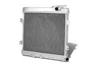 For 88 91 BMW 3 Series Full Aluminum 2 Row Racing Radiator E30 Manual MT only 89 90