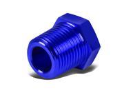 BLUE 1 8 FEMALE TO 1 2 MALE NPT PIPE BUSHING REDUCER ADAPTER FITTING GAS OIL