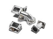 For 86 91 Mazda RX 7 Stainless Steel T4 Turbo Manifold FC FC3S 87 88 89 90