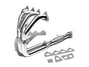 J2 Engineering J2HDPSHP92H22 Stainless Steel Exhaust Header Manifold For 93 96 Honda Prelude H22 94 95