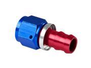 8AN Straight Swivel Fuel Line Hose Push On Male Union Adapter With Reusable End