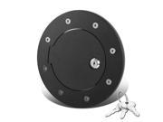 For 03 09 Hummer H2 GMT913 SUT Fuel Gas Tank Door with Lock Keys Black Coated 04 05 06 07 08