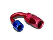 8AN 180 Degree Swivel Fuel Line Hose Flare Union Adapter With Reusable End