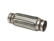 3 Inlet Stainless Steel Double Braided 10 Flex Pipe Connector 12 Overall Length