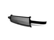 For 99 02 Chevy Silverado Tahoe Suburban Glossy Black Mesh Front Upper Bumper Grille 00 01