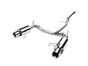 For 98 02 Honda Accord CG 3.0 V6 Stainless Steel Dual 4 Rolled Muffler Tip Catback Exhaust System 99 00 01